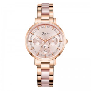 Alexandre Christie AC 2A56 Rosegold Pink Acrylic BFBRGPN